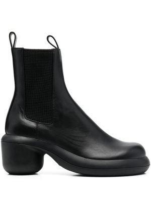

Elasticated-panel leather boots, Jil Sander Elasticated-panel leather boots