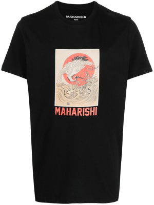 

Water Peace Crane cotton T-shirt, Maharishi Water Peace Crane cotton T-shirt