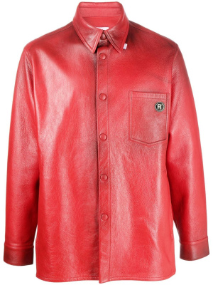 

Logo-plaque overshirt, Martine Rose Logo-plaque overshirt