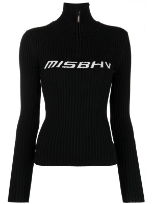 

Intarsia-knit logo top, MISBHV Intarsia-knit logo top