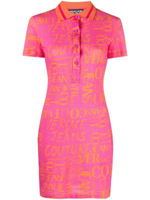 

Logo polo minidress, Versace Jeans Couture Logo polo minidress