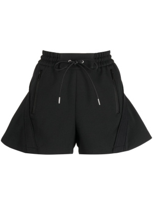 

Stripe-detail drawstring-waist shorts, Sacai Stripe-detail drawstring-waist shorts