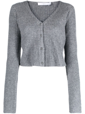

Keyra wool-cashmere cropped cardigan, IRO Keyra wool-cashmere cropped cardigan