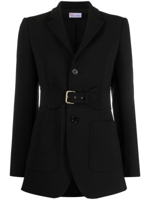 

Belted single-breasted blazer, RED Valentino Belted single-breasted blazer