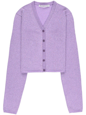 

V-neck long-sleeve cardigan, Alexander Wang V-neck long-sleeve cardigan