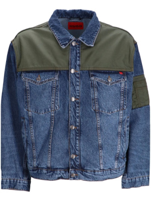 

Panelled denim jacket, HUGO Panelled denim jacket