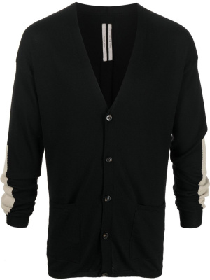 

Colourblock sleeve cardigan, Rick Owens Colourblock sleeve cardigan