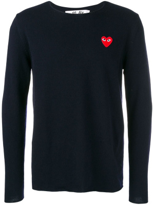 

Embroidered logo jumper, Comme Des Garçons Play Embroidered logo jumper