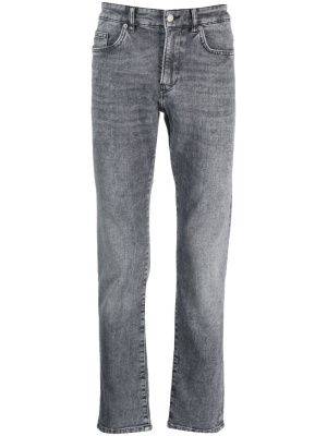 

Stonewashed-effect slim-cut jeans, BOSS Stonewashed-effect slim-cut jeans