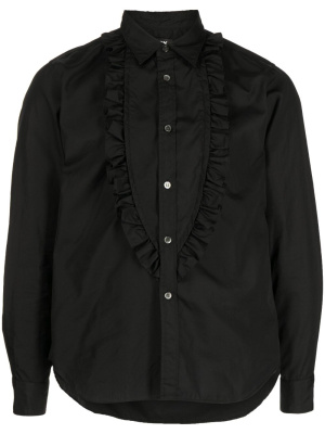 

Ruffled long-sleeve shirt, Black Comme Des Garçons Ruffled long-sleeve shirt
