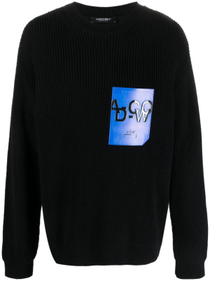 

Logo-patch knitted jumper, A-COLD-WALL* Logo-patch knitted jumper