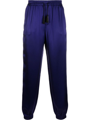 

Tapered-leg silk trousers, Saint Laurent Tapered-leg silk trousers