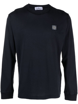 

Compass-patch long-sleeve T-shirt, Stone Island Compass-patch long-sleeve T-shirt