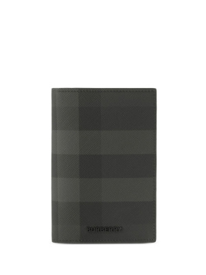 

Check-pattern leather passport holder, Burberry Check-pattern leather passport holder