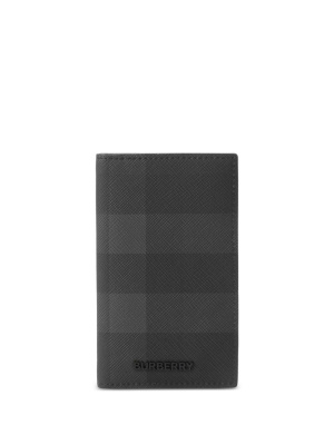 

Check-pattern leather wallet, Burberry Check-pattern leather wallet