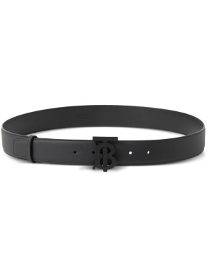 

TB monogram-plaque leather belt, Burberry TB monogram-plaque leather belt