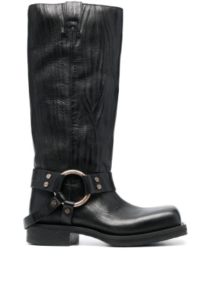 

30mm knee-high leather boots, Acne Studios 30mm knee-high leather boots
