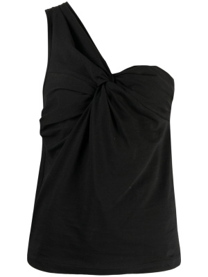 

Twisted one-shoulder vest top, Forte Forte Twisted one-shoulder vest top