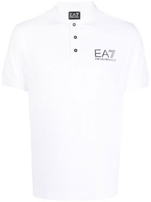 

Logo-print polo shirt, Ea7 Emporio Armani Logo-print polo shirt