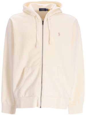 

Logo-embroidered cotton zip-up jacket, Polo Ralph Lauren Logo-embroidered cotton zip-up jacket
