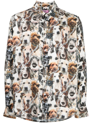 

Pet-print short-sleeved shirt, Martine Rose Pet-print short-sleeved shirt