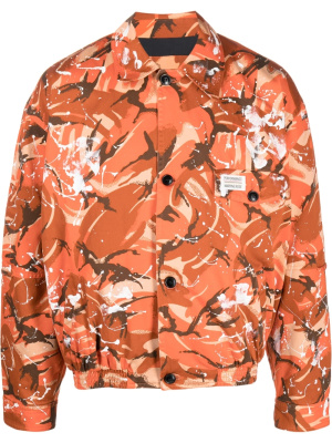 

Camo-print bomber jacket, Martine Rose Camo-print bomber jacket