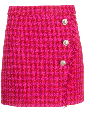 

Houndstooth tweed mini skirt, LIU JO Houndstooth tweed mini skirt