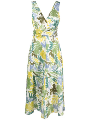 

Botanical-print cotton dress, LIU JO Botanical-print cotton dress