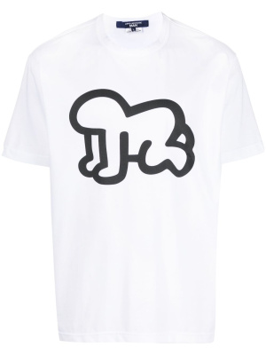 

Graphic-print cotton T-shirt, Junya Watanabe MAN Graphic-print cotton T-shirt