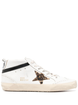 

Star-patch lace-up sneakers, Golden Goose Star-patch lace-up sneakers