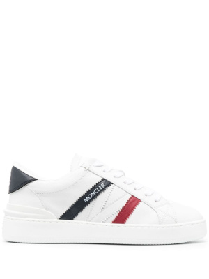 

Monaco M faux-leather sneakers, Moncler Monaco M faux-leather sneakers