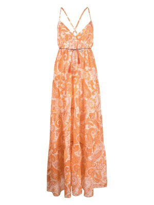 

Paisley-print beach dress, ETRO Paisley-print beach dress