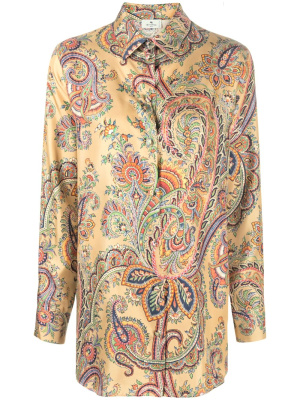 

Paisley-print silk shirt, ETRO Paisley-print silk shirt