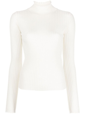 

High-neck ribbed-knit jumper, Chloé High-neck ribbed-knit jumper