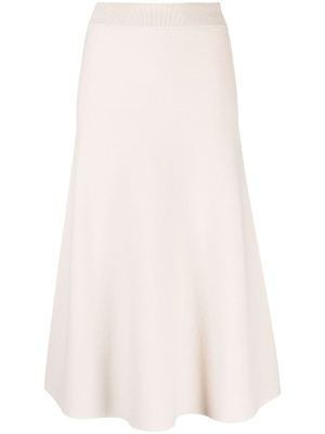 

Wool-cashmere-blend midi skirt, Lanvin Wool-cashmere-blend midi skirt