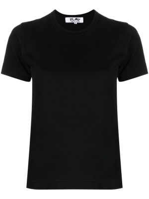

Logo-patch cotton T-shirt, Comme Des Garçons Play Logo-patch cotton T-shirt