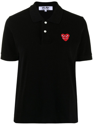 

Logo-patch polo shirt, Comme Des Garçons Play Logo-patch polo shirt