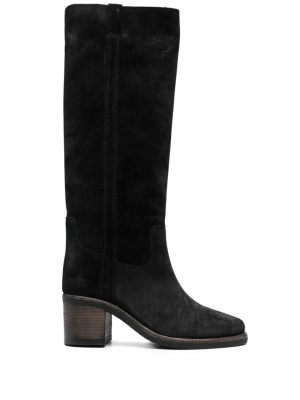 

80mm suede knee-length boots, ISABEL MARANT 80mm suede knee-length boots