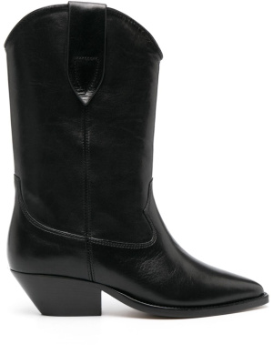 

Leather block-heel boots, ISABEL MARANT Leather block-heel boots