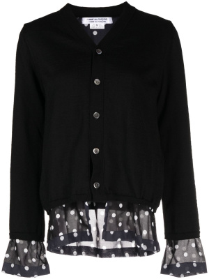 

Wool V-neck cardigan, Comme Des Garçons Comme Des Garçons Wool V-neck cardigan