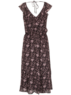 

Palm-tree pattern mini dress, PAIGE Palm-tree pattern mini dress