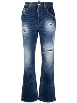 

Ripped-detail flared jeans, Dsquared2 Ripped-detail flared jeans