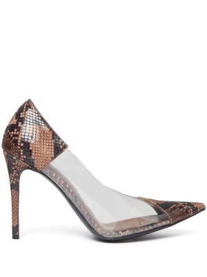 

Stella Iconic snakeskin-effect pumps, Stella McCartney Stella Iconic snakeskin-effect pumps