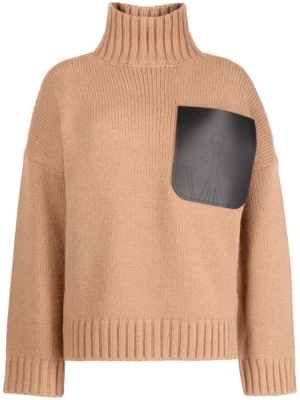 

Patch-pocket roll-neck jumper, JW Anderson Patch-pocket roll-neck jumper