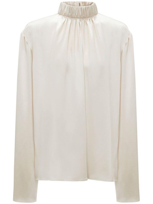 

High-neck gathered blouse, JW Anderson High-neck gathered blouse