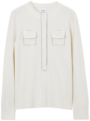 

Wool-blend long-sleeve top, Burberry Wool-blend long-sleeve top