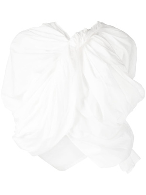 

Gathered-detail cotton top, Comme des Garçons TAO Gathered-detail cotton top
