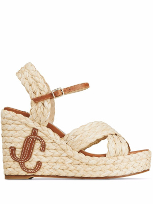 

Dellena 100mm wedge sandals, Jimmy Choo Dellena 100mm wedge sandals