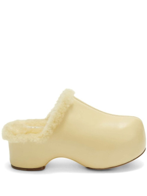 

Shearling-lined clogs, Jil Sander Shearling-lined clogs