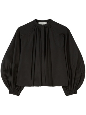 

Pleated cotton blouse, Jil Sander Pleated cotton blouse